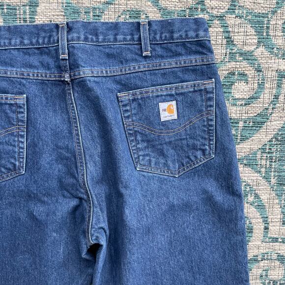 Carhartt FRB160 FR Flame Resistant Work Jeans Men's NFPA 2112‎ Blue - Size 40x30 - Picture 4 of 11